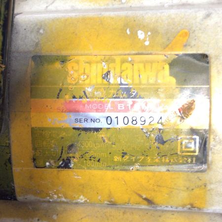  shindaiwa 新ダイワ 防じんカッター 程度C 本体のみ コード式 サビ有・キズ汚れ有 B18N