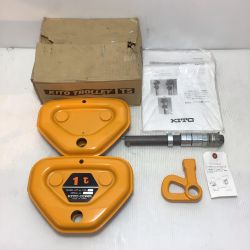 ΘΘ KITO キトー ギヤードトロリ 未使用品(S) 1t 000053  TS2-54759 オレンジ Sランク