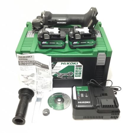  HiKOKI ハイコーキ ディスクグラインダー 未使用品(S) 付属品完備 コードレス式 36v G3610DC ブラック