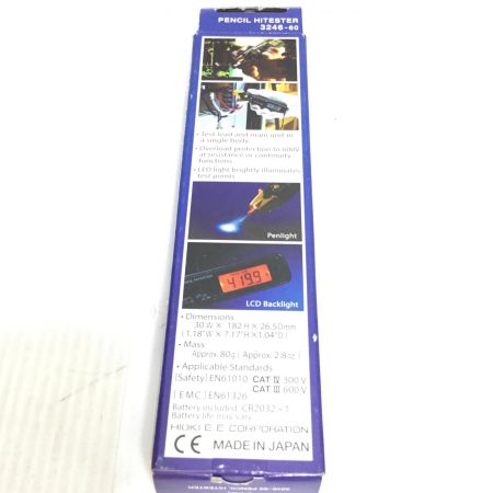  HIOKI ペンシルハイテスター 程度A 3246-60