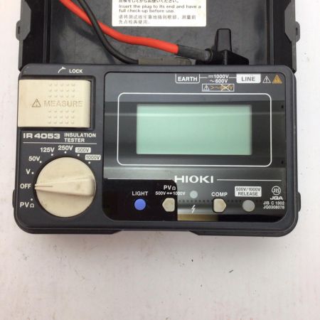  HIOKI 絶縁抵抗計 程度C 220908131 2022年製 IR4053