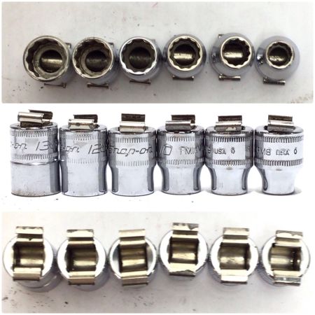  Snap-on スナップオン ソケットセット 8/9/10/11/1213/15/16/17/18/19 程度B 使用感有 FMシリーズ