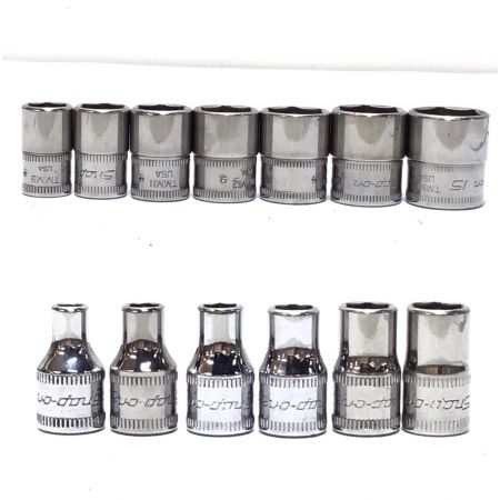  Snap-on スナップオン  程度B ケース付 使用感有 17点セット TMMｼﾘｰｽﾞ レッド