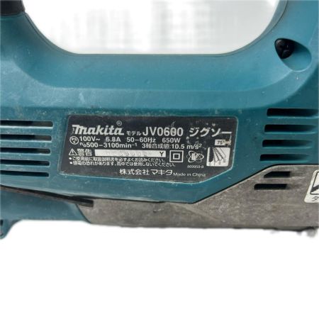 MAKITA マキタ コード式ジグソー 本体のみ JV0600 ブルー 程度C