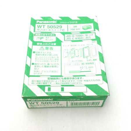  Panasonic パナソニック 埋込ほたるスイッチC 未使用品(S) 10個入×4点 WT 50529