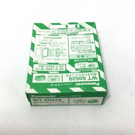  Panasonic パナソニック 埋込ほたるスイッチC 未使用品(S) 10個入×4点 WT 50529