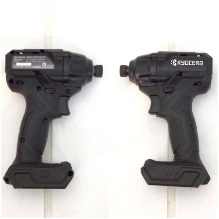  KYOCERA キョウセラ インパクトドライバ 未使用品(S) 充電器・充電池1個付 コードレス式 18v 2.0Ah 014580 BIDZ-20 ブラック