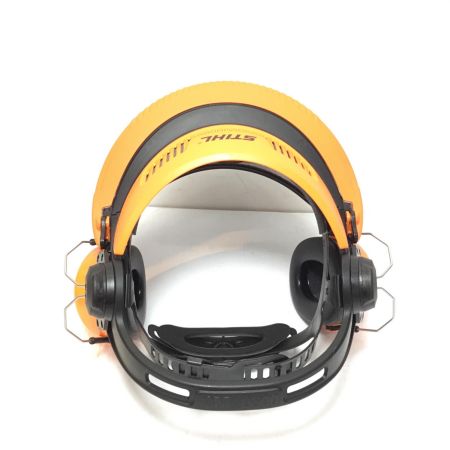  STIHL バイザー・イヤーマフ付 未使用品(S) 外箱・取説 00008840563 オレンジ