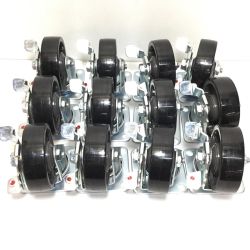 ΘΘ nansin キャスター 開封品(S) 12個セット ロック付 C-100 Sランク