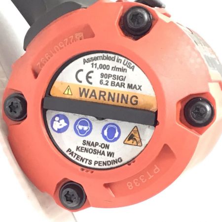  Snap-on スナップオン インパクトレンチ 程度B カバー付 常圧 22501992 使用感有 PT338 レッド