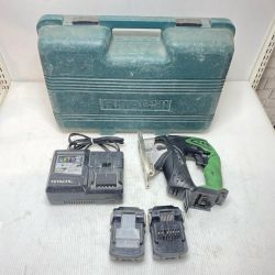 ΘΘ HITACHI 日立 ジグソー 充電器・充電池2個・ケース付  CJ18DSL Cランク