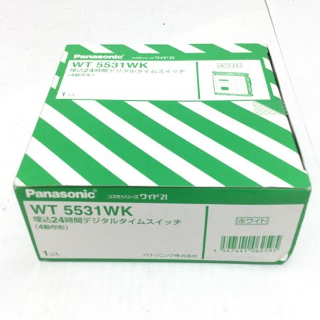  Panasonic パナソニック 埋込24時間デジタルタイムスイッチ 未使用品(S) 4個セット WT5531WK