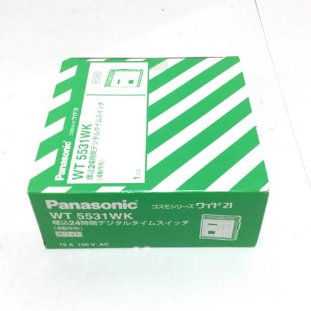  Panasonic パナソニック 埋込24時間デジタルタイムスイッチ 未使用品(S) 4個セット WT5531WK