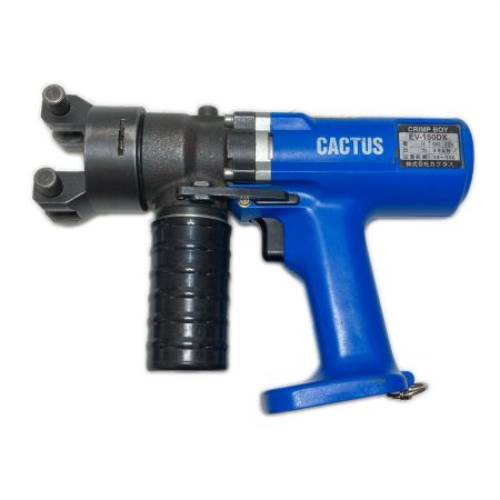  CACTUS  圧着機 充電器・充電池2個・ケース付 コードレス式 12v EV-150DX ブルー