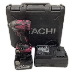 HITACHI 日立 14.4V コードレスインパクトドライバ WH14DDL2 ショッキングピンク Bランク