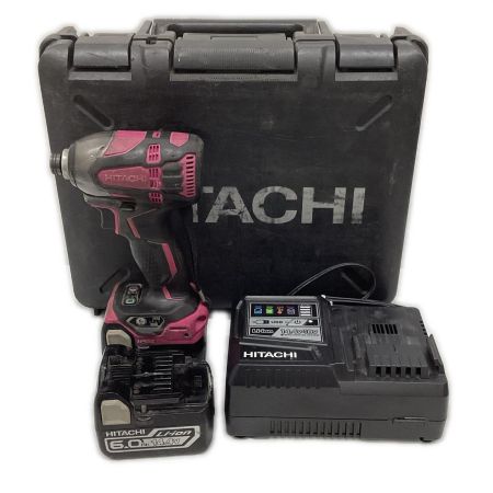 HITACHI 日立 14.4V コードレスインパクトドライバ WH14DDL2 ショッキングピンク