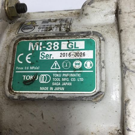  TOKU エアインパクトレンチ 程度B 本体のみ 常圧 MI-38GL グリーン