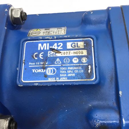  TOKU エアインパクトレンチ 程度B 本体のみ 常圧 MI-42GL ブルー