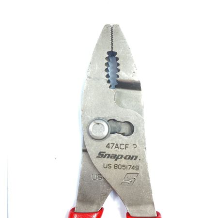  Snap-on スナップオン コンビネーションスリップジョイントプライヤ/ニードルノーズプライヤ 2本セット 4ACF/97ACF レッド