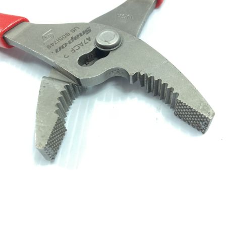  Snap-on スナップオン コンビネーションスリップジョイントプライヤ/ニードルノーズプライヤ 2本セット 4ACF/97ACF レッド