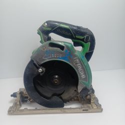 HITACHI 日立 丸のこ　程度C 本体のみ コードレス式 165mm 18v J551160 使用感有 C18DBAL グリーン Cランク