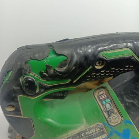 HITACHI 日立 丸のこ　程度C 本体のみ コードレス式 165mm 18v J551160 使用感有 C18DBAL グリーン