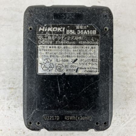 ЗЗ HITACHI 日立 36v 13mm 振動ドライバドリル バッテリーx1付 ※充電器無し DV18DBEL グリーン