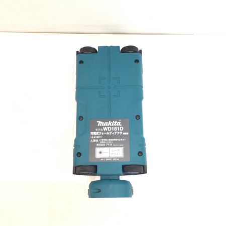  MAKITA マキタ ウォールディテクタ 程度B ケース付 コードレス式 18v 281221 0008563 WD181D ブルー
