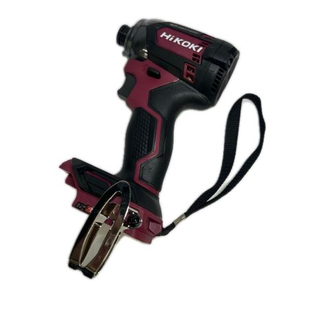  HiKOKI ハイコーキ 18V 充電式 インパクトドライバ バッテリー2個・充電器・ケース付 WH18DC レッド 未使用品
