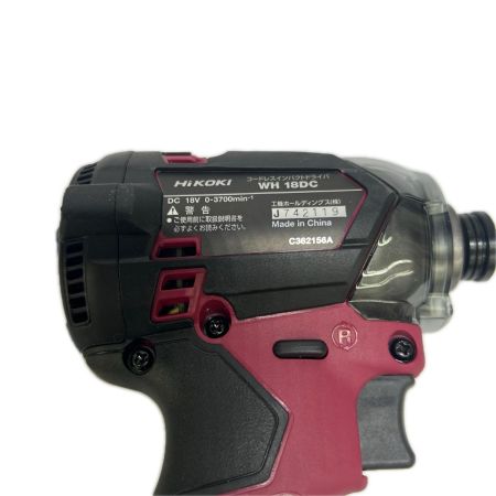  HiKOKI ハイコーキ 18V 充電式 インパクトドライバ バッテリー2個・充電器・ケース付 WH18DC レッド 未使用品