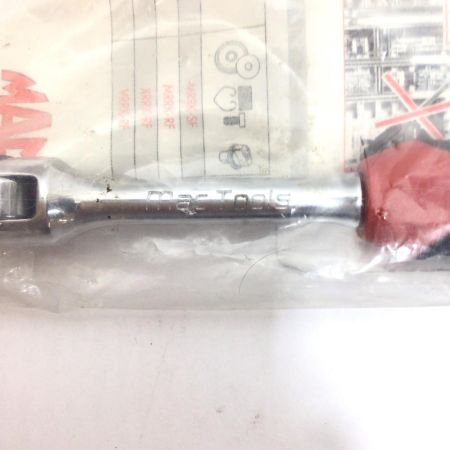  MAC TOOLS マック ラチェットハンドル 未使用品(S)  MRR6FPA レッド×ブラック