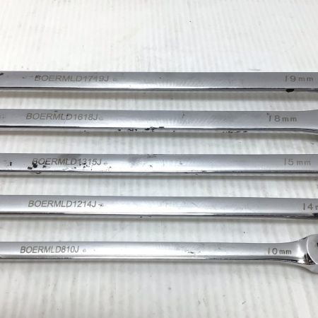  Blue Point ハンドツール フレックスギアレンチセット 程度B 5本セット 使用感有 BOERMLD810J~1719J