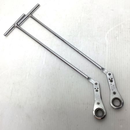  Snap-on スナップオン ハンドツール T型ラチェットハンドルセット  程度B 2本セット 12mm~14mm 使用感有 RTBM12/RTBM14