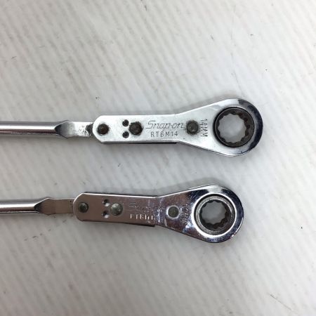  Snap-on スナップオン ハンドツール T型ラチェットハンドルセット  程度B 2本セット 12mm~14mm 使用感有 RTBM12/RTBM14