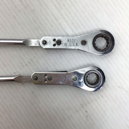  Snap-on スナップオン ハンドツール T型ラチェットハンドルセット  程度B 2本セット 12mm~14mm 使用感有 RTBM12/RTBM14