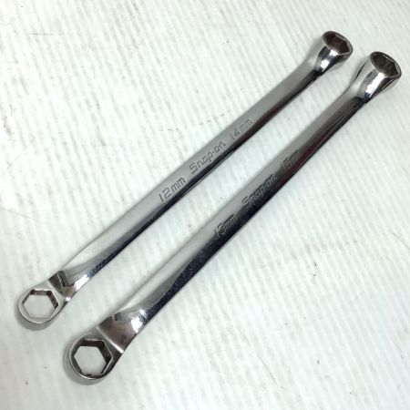  Snap-on スナップオン ハンドツール 両口メガネレンチ  程度B 2本セット 12~14mm/13~15mm 使用感有 XBM1214SA/1315SA
