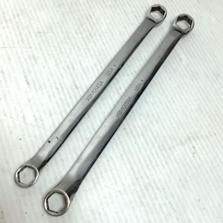  Snap-on スナップオン ハンドツール 両口メガネレンチ  程度B 2本セット 12~14mm/13~15mm 使用感有 XBM1214SA/1315SA