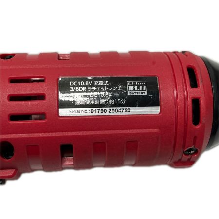  ASTRO PRODUCTS アストロプロダクツ 電動ラチェットレンチ 充電器・充電池1個付 3/8DR/AP050799 レッド