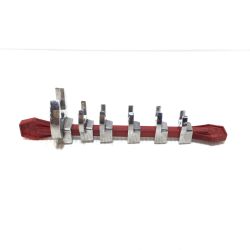 ΘΘ Snap-on スナップオン クローフットレンチセット 程度C ソケットホルダー付  FCOM24A/17A/14A/13A/12A/10A Cランク