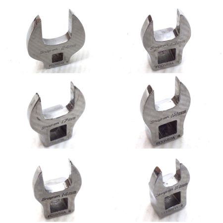  Snap-on スナップオン クローフットレンチセット 程度C ソケットホルダー付  FCOM24A/17A/14A/13A/12A/10A
