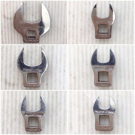  Snap-on スナップオン クローフットレンチセット 程度C ソケットホルダー付  FCOM24A/17A/14A/13A/12A/10A