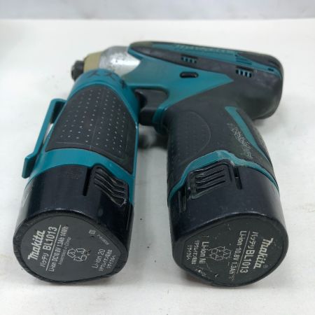  MAKITA マキタ 電動工具 インパクトドライバ 充電器・充電池2個・ケース付 TD090D ブルー