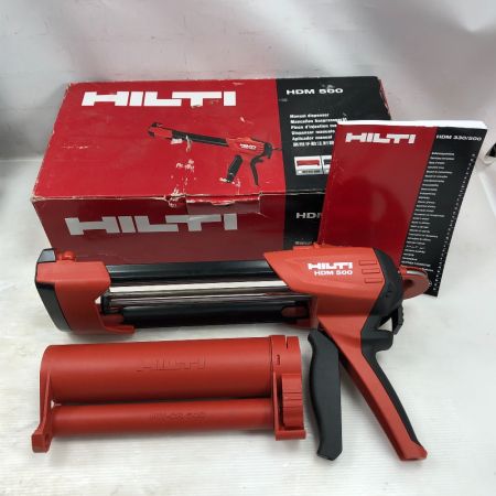  Hilti ヒルティ 工具関連用品 コーキングガン 程度A HDM-500 レッド
