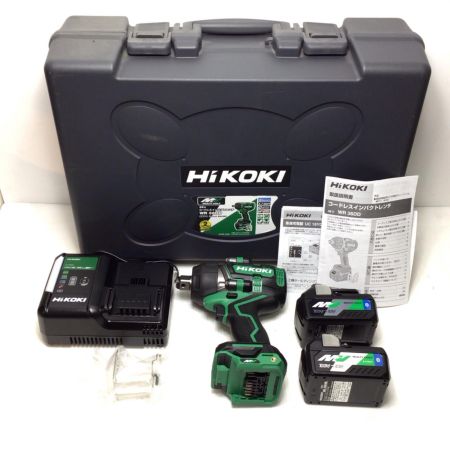  HiKOKI ハイコーキ インパクトレンチ 未使用品(S) 付属品完備 コードレス式 36v J9300324 (2XPS) WR36DD グリーン