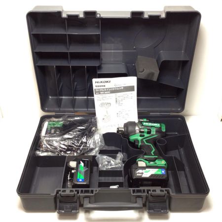  HiKOKI ハイコーキ インパクトレンチ 未使用品(S) 付属品完備 コードレス式 36v J9300324 (2XPS) WR36DD グリーン