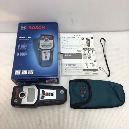  BOSCH ボッシュ デジタル探知機 程度B ケース付 609008511 使用感有 GMS120 ネイビー