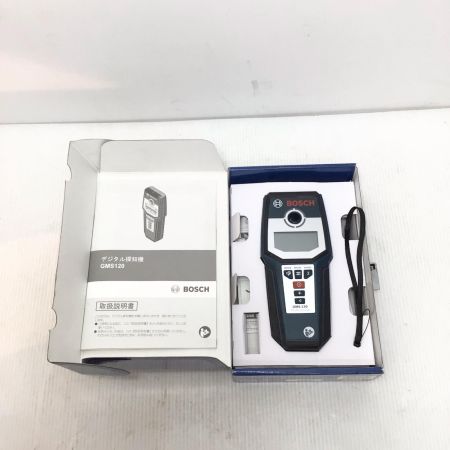  BOSCH ボッシュ デジタル探知機 程度B ケース付 609008511 使用感有 GMS120 ネイビー