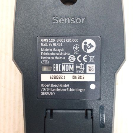  BOSCH ボッシュ デジタル探知機 程度B ケース付 609008511 使用感有 GMS120 ネイビー