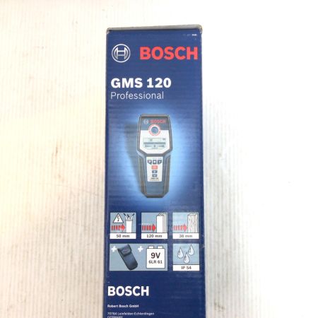  BOSCH ボッシュ デジタル探知機 程度B ケース付 609008511 使用感有 GMS120 ネイビー