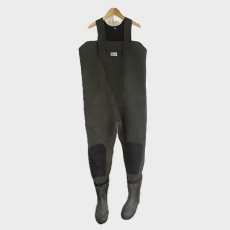  弘進ゴム ネオプレン胴付長 程度B XL 28.0cm 水漏れ未チェック ブラック